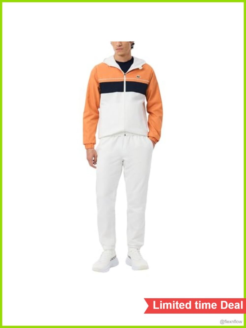 Lacoste Men's Diamond Taffeta Sport Tracksuit Regular Fit Polyester